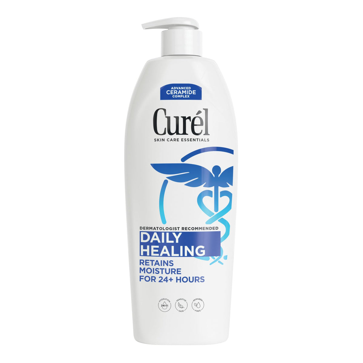 Lotion Hydratante Quotidienne 20 Oz vue avant avec bouchon