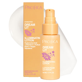 Lotion illuminante Pacifica Dreamlit 82g vue avant avec texture légère