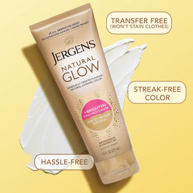 Lotion Jergens 250g avec une vue arrière du packaging