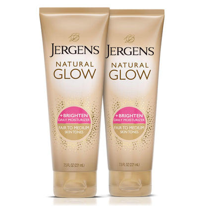 Lotion Jergens Natural Glow 7,5 oz vue avant avec étiquette