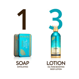 Lotion MAKARI à côté de produits de soin de la peau