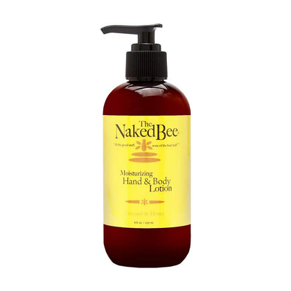 Lotion Nourrissante The Naked Bee 272g vue avant avec étiquette Citron & Miel
