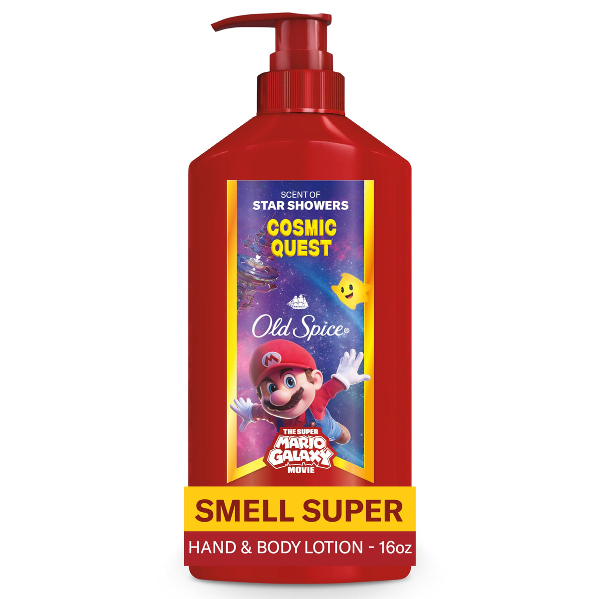 Lotion Old Spice Cosmic Quest 16oz vue avant avec pompe