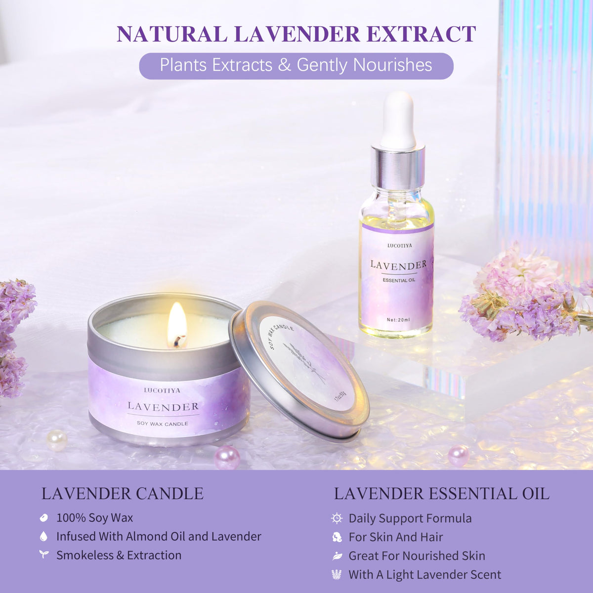 Lotion pour le corps et crème pour les mains