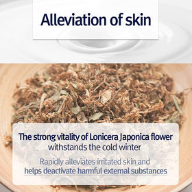 Lotion Pyunkang Yul sur peau sèche en application