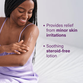 Lotion Sarna Sensitive avec étiquette et ingrédients