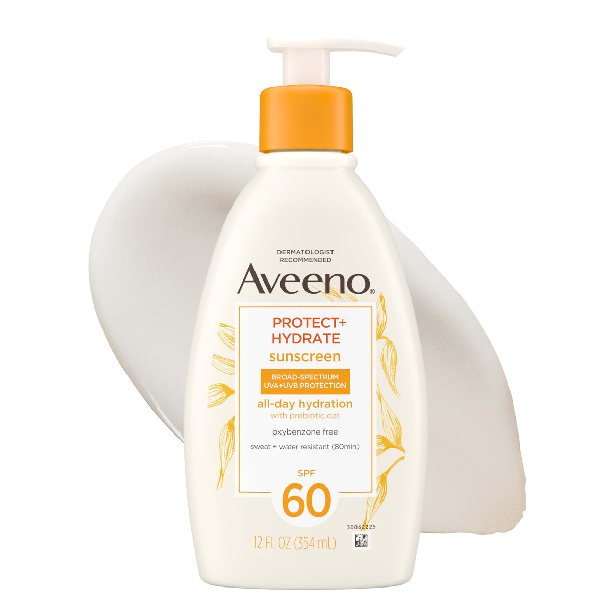Lotion solaire Aveeno Protect + Hydrate SPF 60 420g vue avant