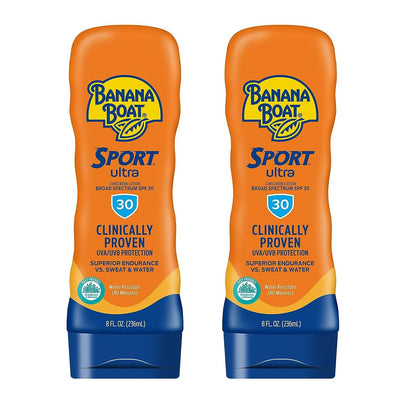 Lotion solaire Banana Boat SPF 30 performance sport 240 ml vue avant