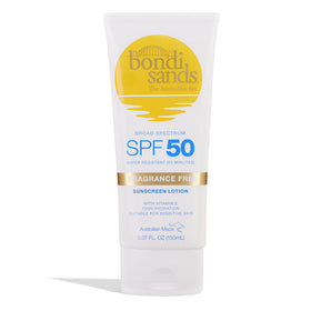 Lotion solaire Bondi Sands sans parfum SPF 50, 168g, vue de face