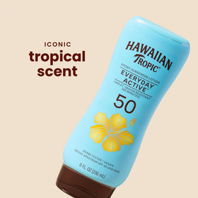 Lotion solaire Hawaiian Tropic Everyday Active SPF 50 avec texture légère
