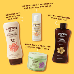 Lotion solaire Hawaiian Tropic Everyday Active SPF 50 en usage actif