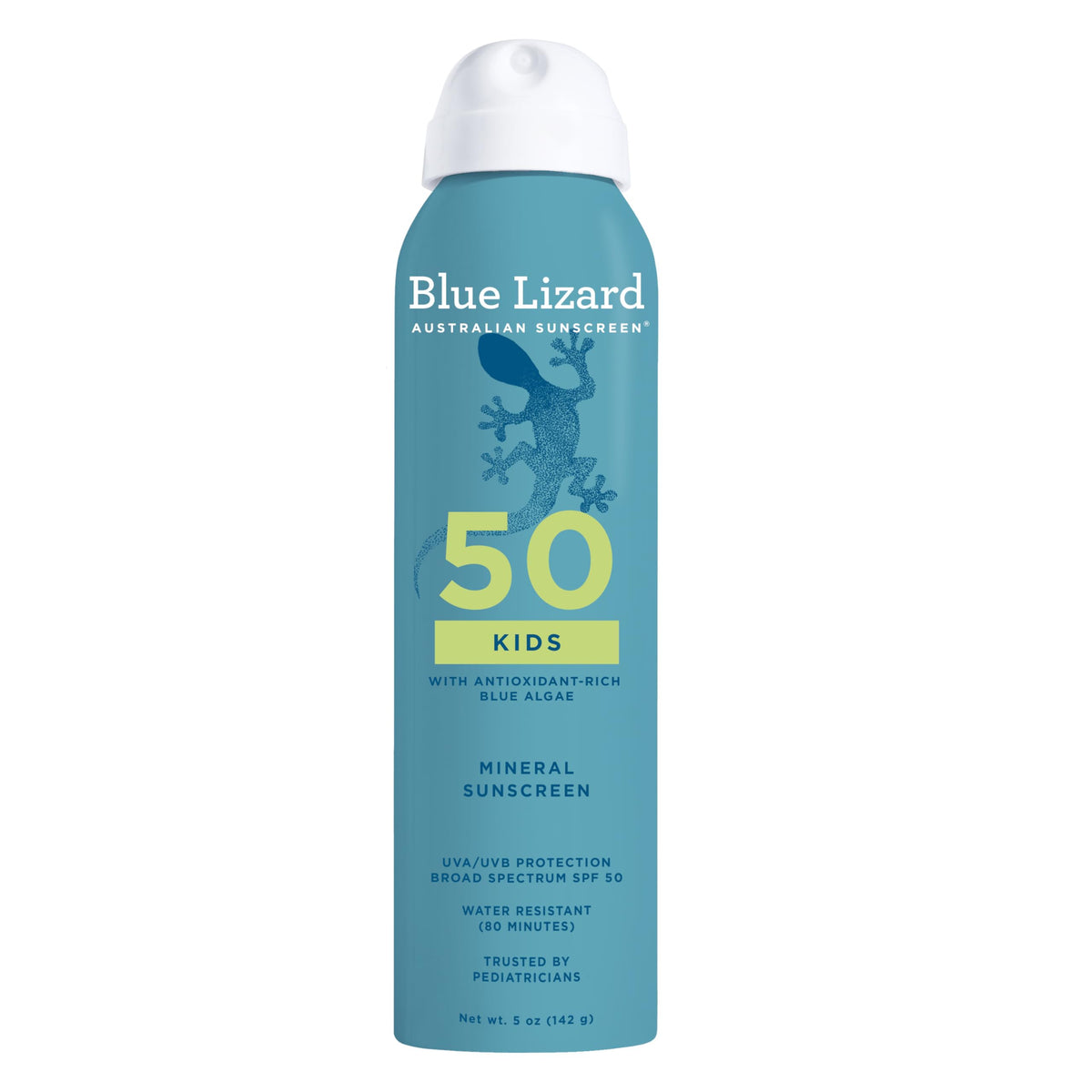Lotion solaire minérale BLUE LIZARD pour enfants, flacon de 181g
