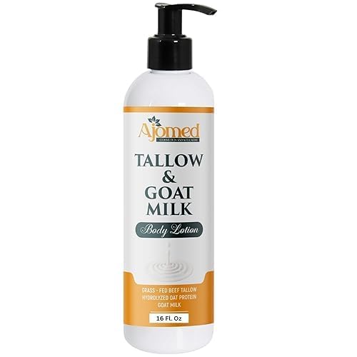 Lotion Tallow et Lait de Chèvre avec un fond naturel