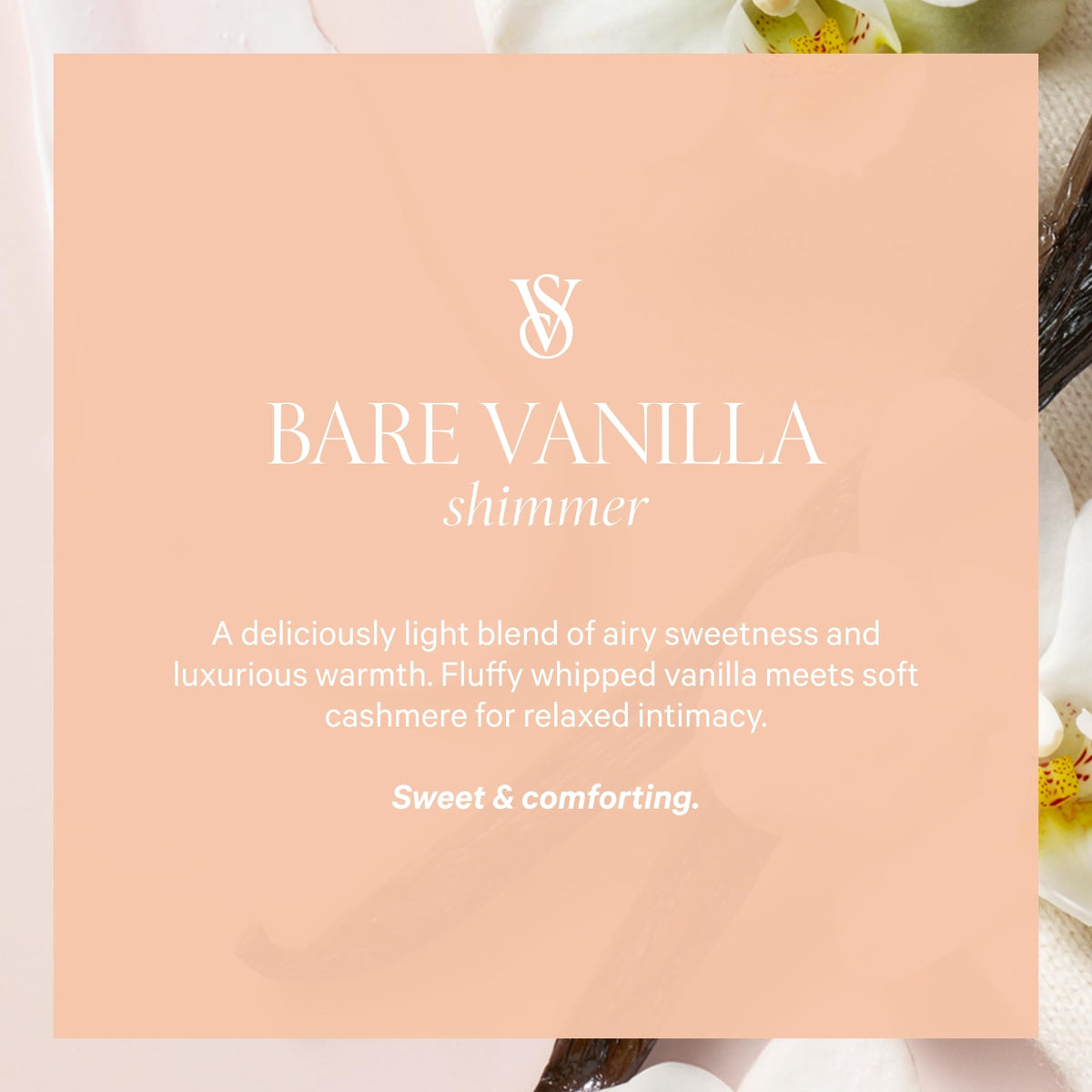 Lotion Victoria's Secret Bare Vanilla Shimmer sur une table