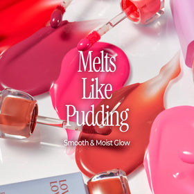 LOVB LOVB Pudding Glow Lip Stain 01 RED BERRY packaging