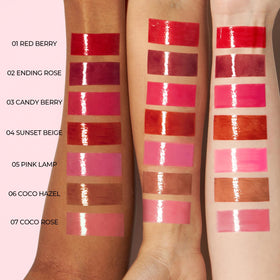 LOVB LOVB Pudding Glow Lip Stain 01 RED BERRY texture légère