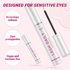 LRLAY sérum de croissance des cils 6ml en utilisation