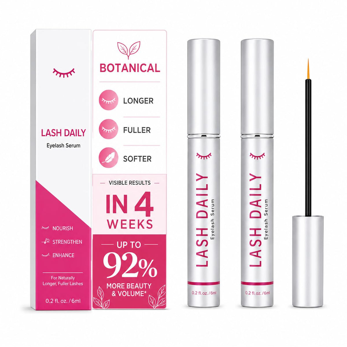 LRLAY sérum de croissance des cils 6ml vue avant