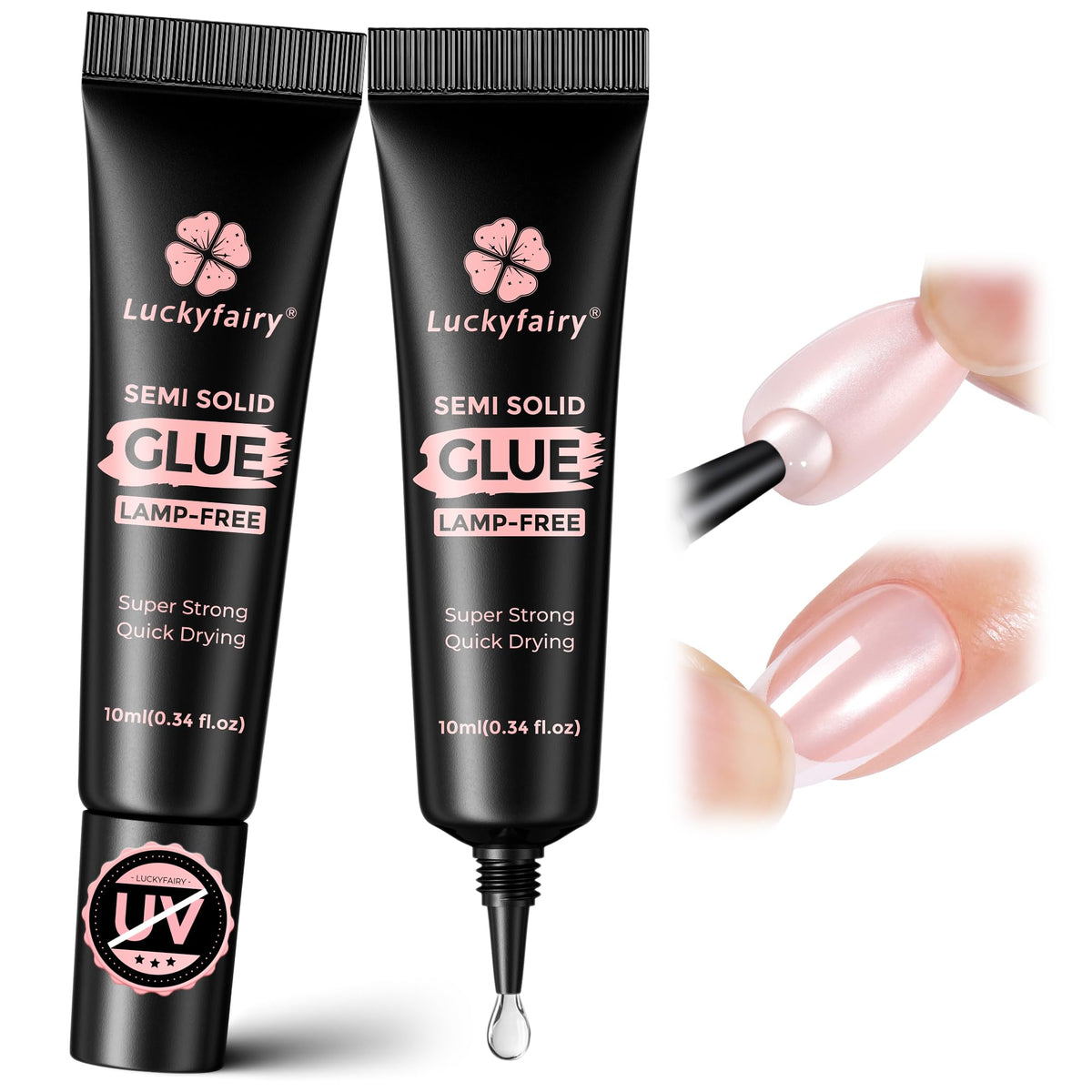 Luckyfairy colle à ongles super forte 10g tube avant