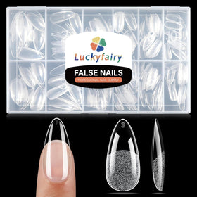Luckyfairy Tips d'Ongles Amande Moyens 240pcs vue de face