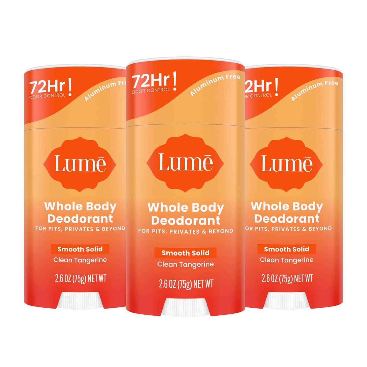 Lume Déodorant Corps Complet Stick Solide 2,6 oz vue avant