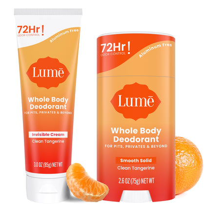 Lume Déodorant Corps Crème Tube 3oz Tangerine vue de face