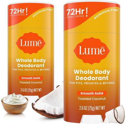 Lume Déodorant Corps Entier Stick Solide 2,6 oz, vue de face