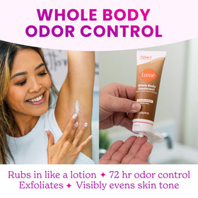 Lume déodorant crème 3 oz dans les mains