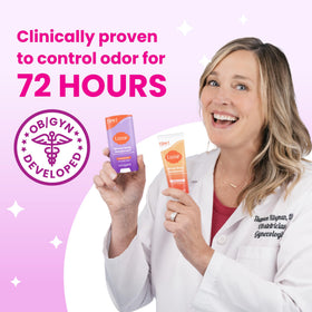 Lume déodorant crème appliqué sur la peau
