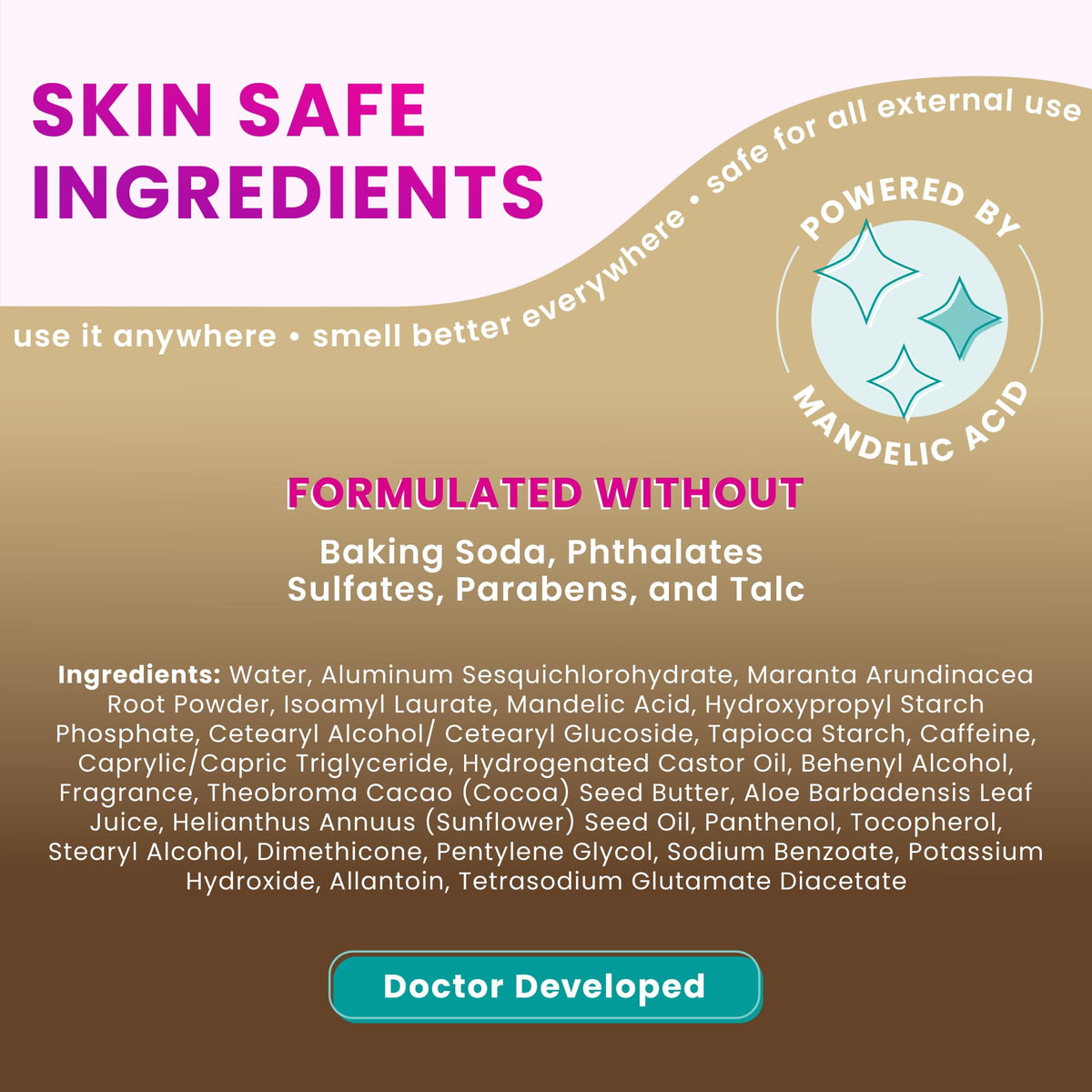 Lume déodorant crème avec étiquette Vanilla Bliss