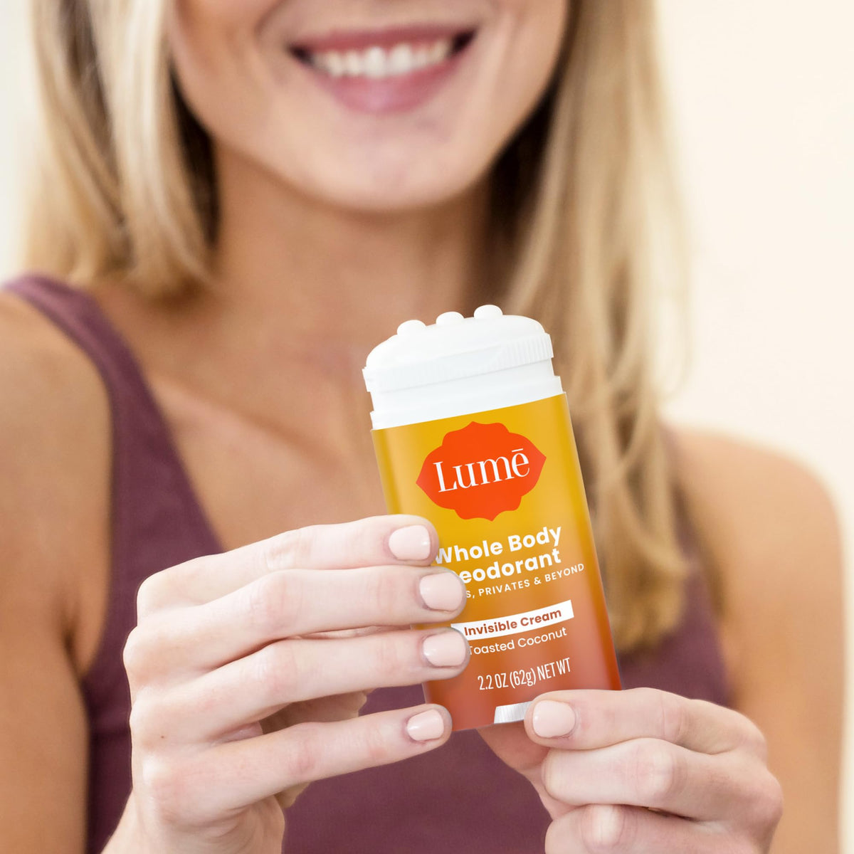 Lume Déodorant Crème Stick 2,2 oz et ingrédients principaux
