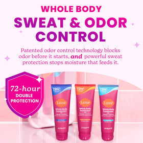 Lume Déodorant Crème Tube 3 oz côté avec capuchon