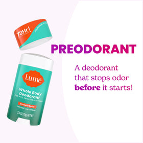 Lume Déodorant Stick Concombre Mentholé sur fond neutre