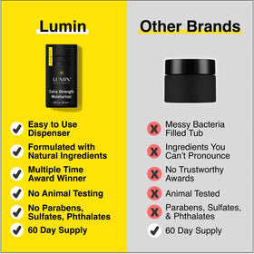 Lumin Balm Hydratant, pot de 100ml sur fond neutre