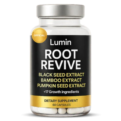 Lumin Root Revive Capsules de Croissance Capillaire 60 Ct avant avec emballage