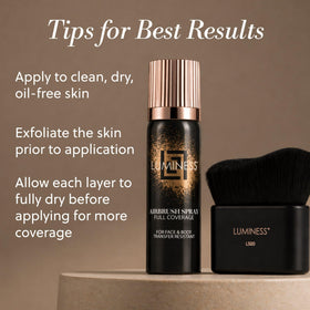LUMINESS Maquillage Corps - produit en situation