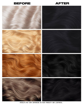 Lunar Tides Couleur de Cheveux Semi-Permanente Eclipse 118 ml en application sur cheveux