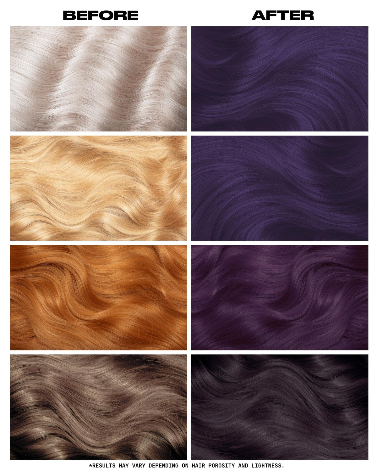Lunar Tides Couleur de Cheveux Semi-Permanente Violet Fumé 4 fl. oz. arrière