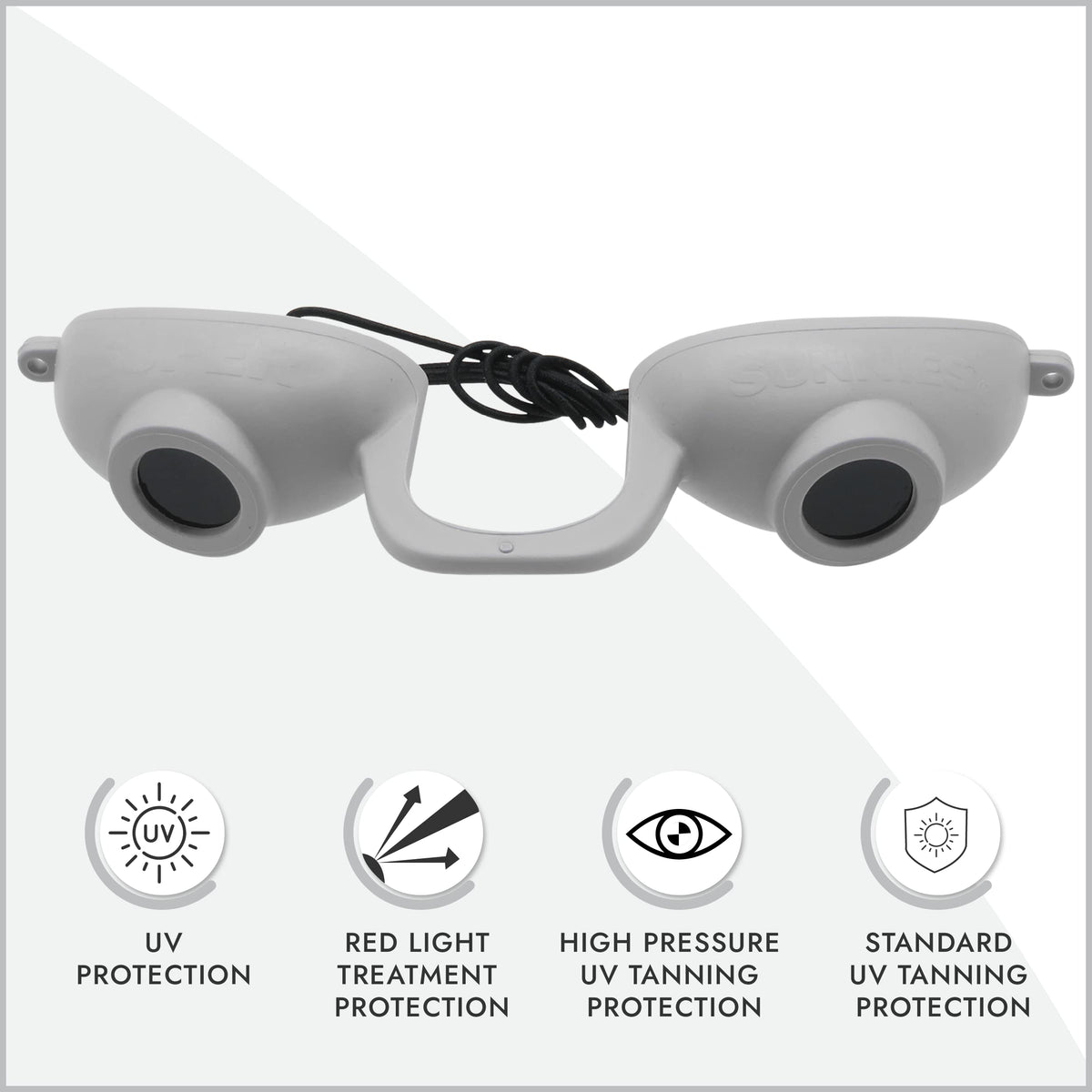 Lunettes de bronzage Super Sunnies avec bande élastique ajustable