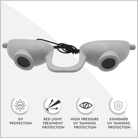 Lunettes de bronzage Super Sunnies avec bande élastique ajustable