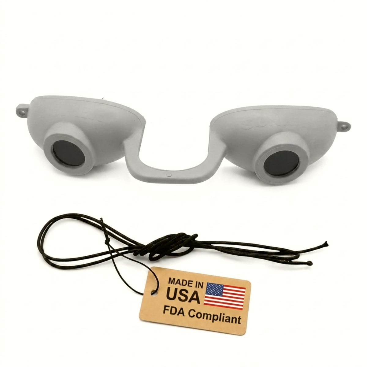 Lunettes de bronzage Super Sunnies flexibles gris vue de face
