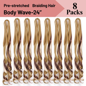 Luoyudu Cheveux Tressés Bouclés Français 24 pouces P27/33/613 en condition d'utilisation