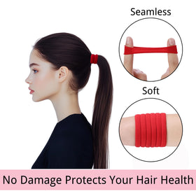 LuSeren Élastiques à Cheveux - Élastiques en Utilisation