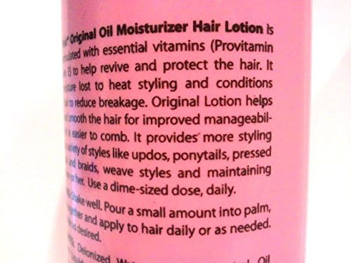 Luster's Lotion Hydratante Capillaire 32 Oz avec texture visible