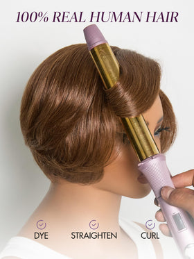 LUVME HAIR perruque courte pixie 6" dans son emballage