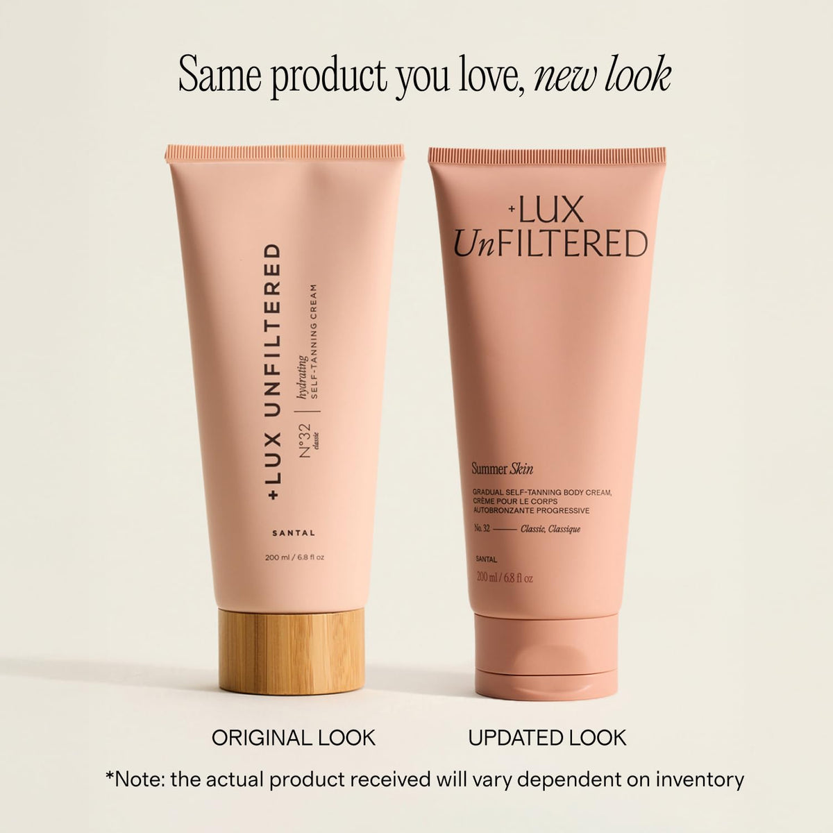 + Lux Unfiltered Lotion Auto-bronzante Graduel Santal 240g arrière