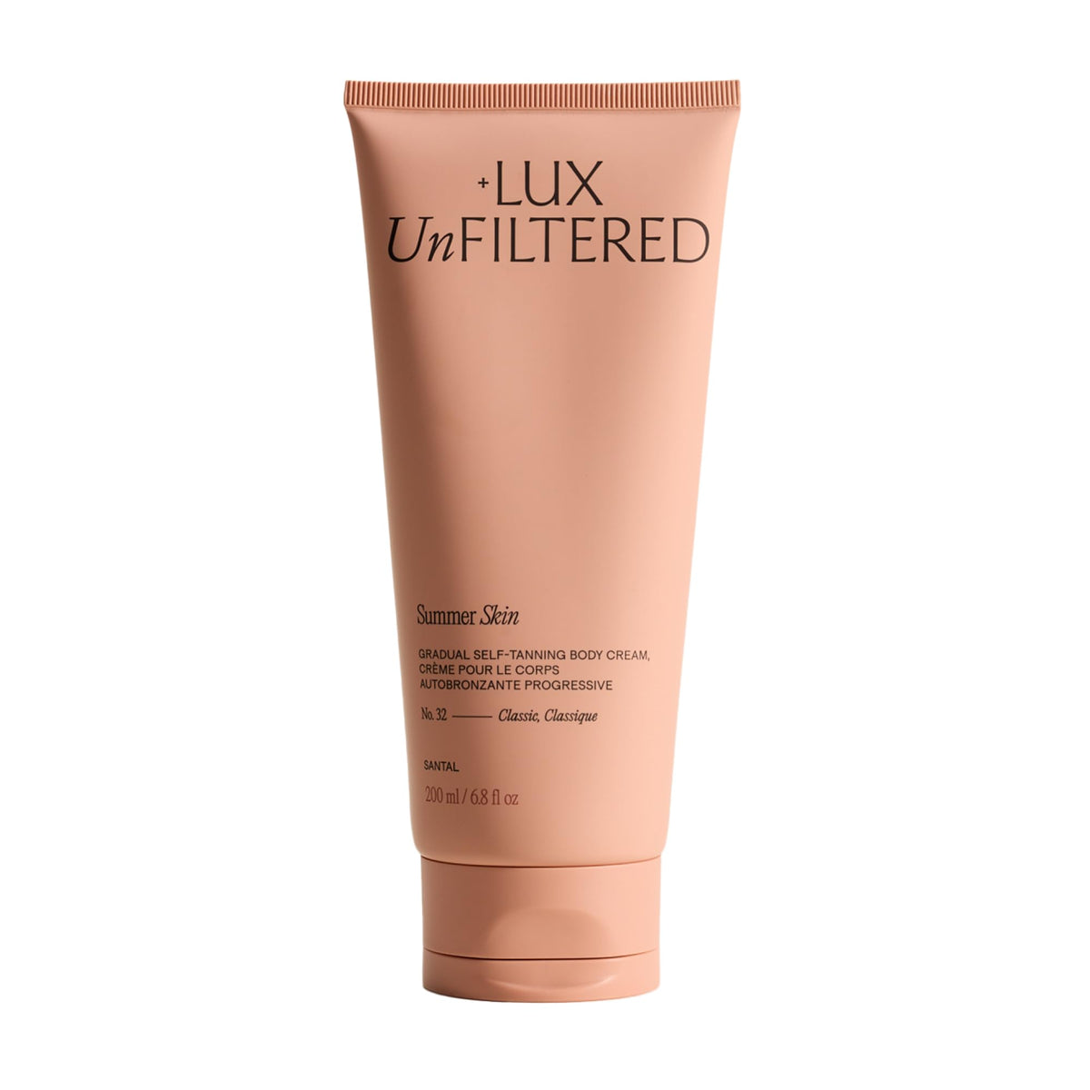 + Lux Unfiltered Lotion Auto-bronzante Graduel Santal 240g vue avant