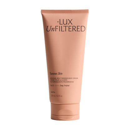 + Lux Unfiltered Summer Skin Deep Gradual Self Tanner Santal 240g front view