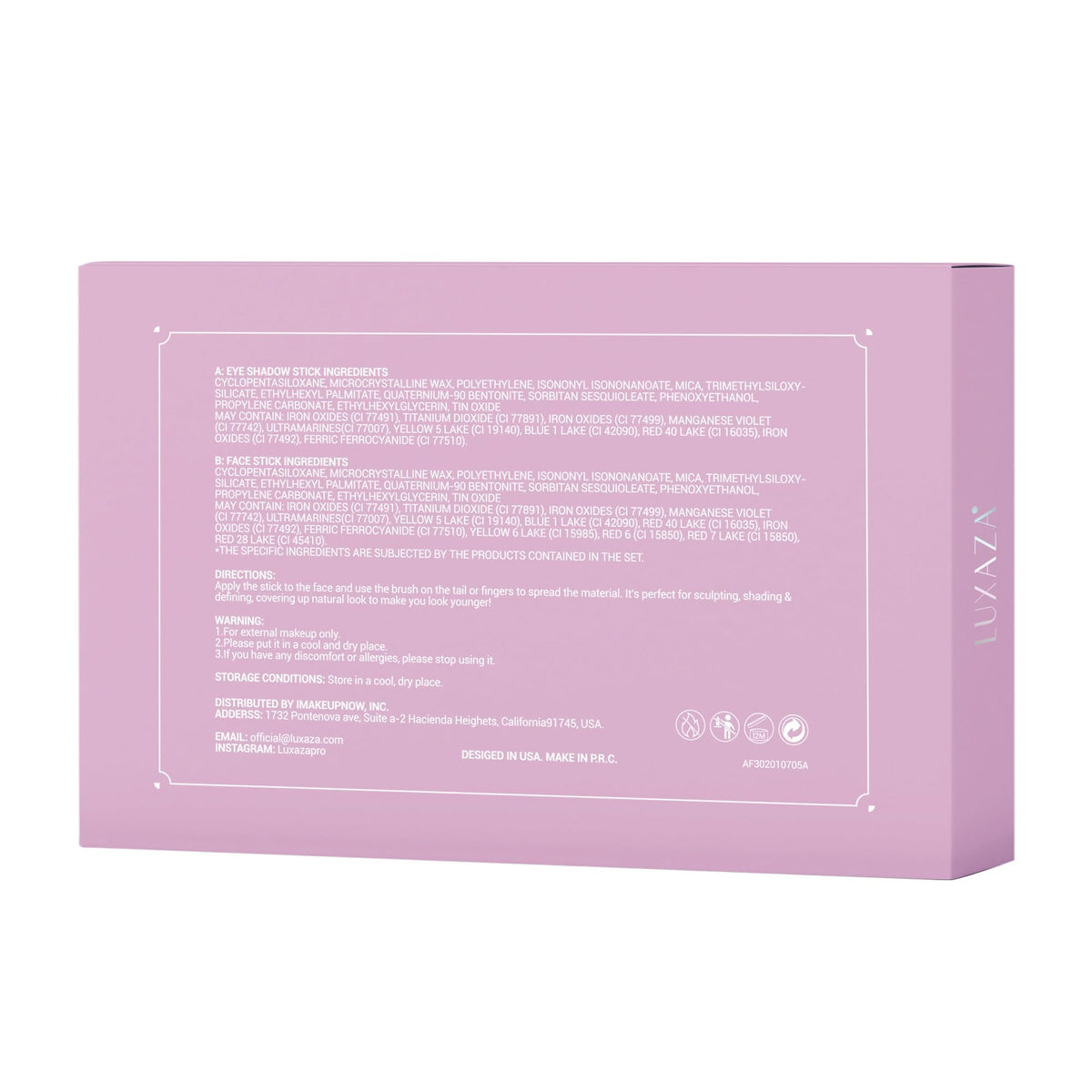 LUXAZA PRO Crayon Fard à Paupières avec texture crémeuse