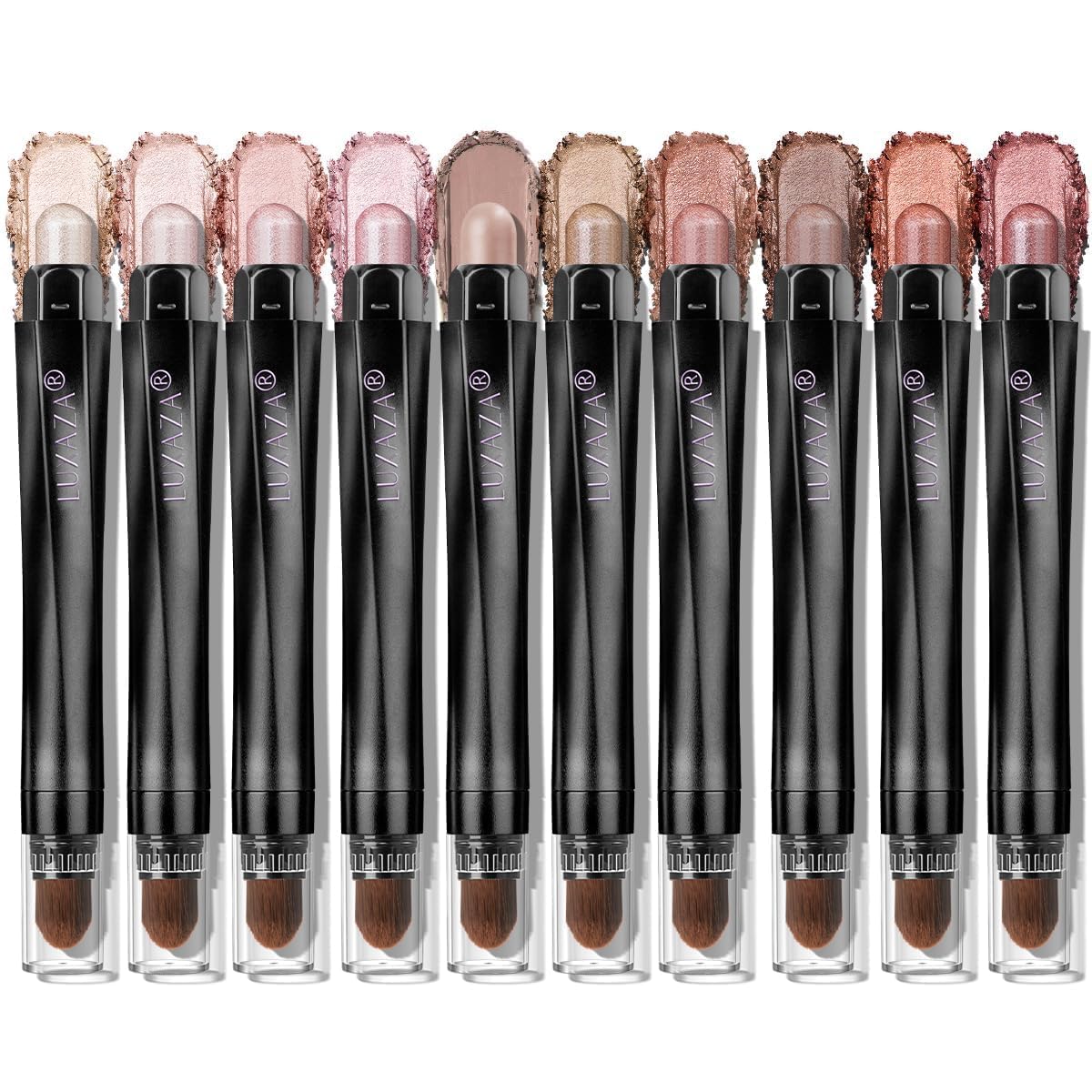 LUXAZA PRO Ensemble de Crayons à Paupières 10PCS vue avant
